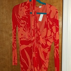 Old navy long sleeved wrap dress NWT